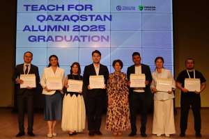 Астанада Teach for Qazaqstan бағдарламасы  түлектері марапатталды
