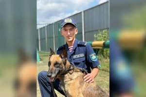 Ұлттық ұланның кинологі Астанада ер адамды құтқарып қалды