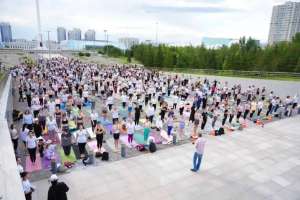 Елордада Халықаралық йога күніне орай ашық жаттығу өтеді