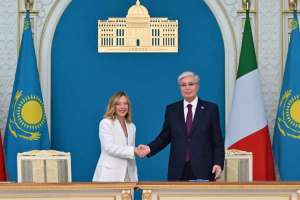 Қасым-Жомарт Тоқаев пен Джорджа Мелони бірлескен мәлімдеме қабылдады