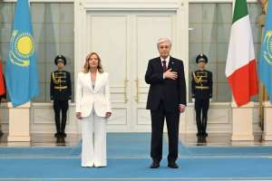 Тоқаев Италия Министрлер Кеңесінің төрағасын қарсы алды