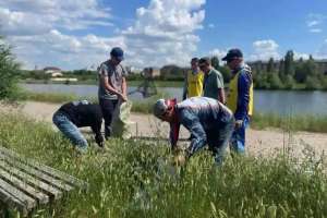 «Таза Қазақстан»: стритфишинг чемпионатының қатысушылары турнирден кейін аумақты тазалады
