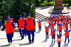 Елордалық коммуналдық қызметкерлер Димаштың әніне биледі