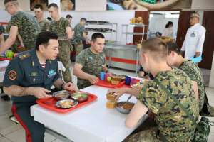 Ұлттық ұланның Бас қолбасшысы әскери бөлімдерді аралады