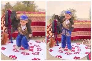 Қозыны 30 рет көтерген төрт жасар балдырған жұртты тәнті етті (ВИДЕО)