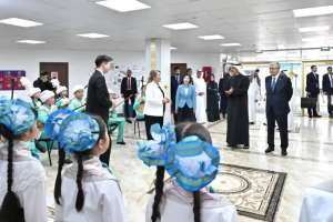 Абу Дабидің Тақ мұрагері елордадағы №84 мектеп-лицейге барды