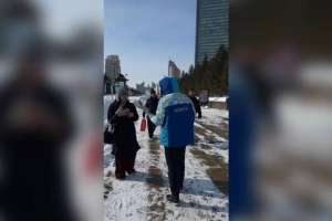 Елордалық еріктілер ерекше акция өткізді