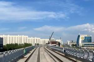 Елордада LRT рельс жолдарының 50 пайызы төселді