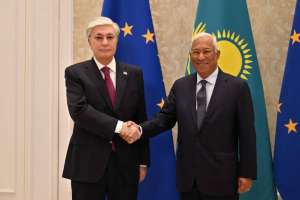 Қасым-Жомарт Тоқаев Еуропалық Кеңес президенті Антониу Коштамен кездесті