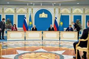 Словения Президенті мен Қасым-Жомарт Тоқаев бірлескен мәлімдеме қабылдады