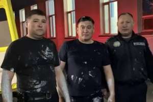 Текеліде полицейлер бояуға уланған жігітті құтқарып қалды