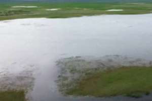 Алғаш рет Талас өзенінің төменгі ағысындағы Қаракөл көлі толды