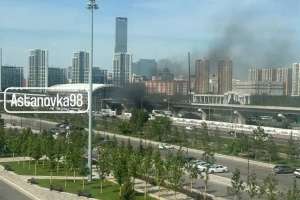 Елордадағы LRT аумағынан өрт шықты