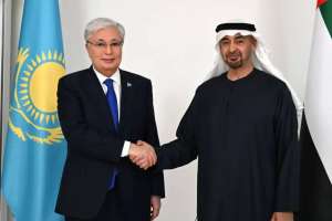 Қасым-Жомарт Тоқаев шейх Мұхаммед бен Заид Әл Нахаянмен кездесті