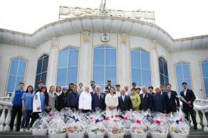 Достық үйінде Жеңіс күніне орай «Мейірімділік эстафетасы» акциясы өтті