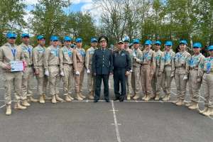 Елордада оқушылар мен студенттер арасында сап және ән байқауы өтті