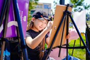 Елордада оқушылар арасында сурет салудан байқау өтті