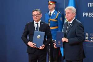 Президенттің Сербияға ресми сапары аясында бірқатар құжатқа қол қойылды