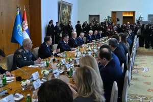 Мемлекет басшысы Сербия Президентімен кеңейтілген құрамда келіссөз жүргізді