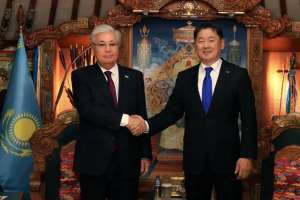 Қазақстан мен Моңғолия президенттері шағын құрамда келіссөз жүргізді