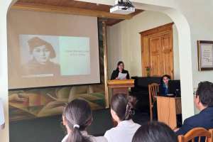 Елордалық оқушылар Әлия Молдағұлованың ерлігі туралы дәріс тыңдады