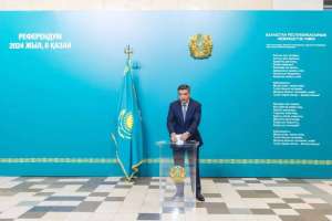 Олжас Бектенов АЭС салу мәселесі бойынша референдумда дауыс берді