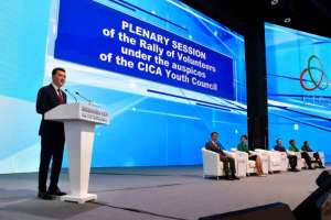 Ерлан Қарин АӨСШК ұйымына мүше елдер волонтерлерінің слетіне қатысты