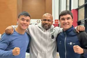 Әйгілі боксшы Рой Джонс Астанаға келді