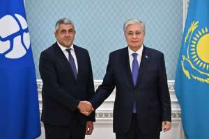 Президент БҰҰ Дүниежүзілік туристік ұйымының Бас хатшысы Зураб Пололикашвилиді қабылдады