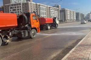 Астанада ауқымды тазалық жұмыстары жүргізіліп жатыр