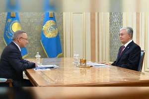 Жетісу облысының әкімі Бейбіт Исабаев Президентке есеп берді