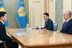 Президент Туризм және спорт министрі Ербол Мырзабосыновты қабылдады