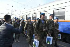 Астанада әскери борышын өтеп келген сарбаздарды қарсы алу рәсімі өтті