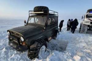 Ұлытауда жолда қалған төрт адам құтқарылды