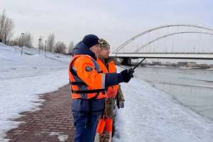 Есіл өзенінде мұздың еруі: елордалық құтқарушылар үндеу жасады