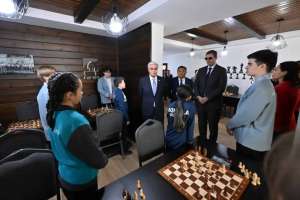 Мемлекет басшысы Шахмат үйіне барды