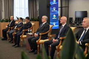 Мемлекет басшысы телекөпір арқылы Қосшы қаласын табиғи газға қосу рәсіміне қатысты