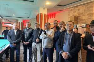 Елордада зиялы қауым өкілдері мен журналистер арасында бильярдтан турнир өтіп жатыр