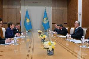 Президент Еуропалық қайта құру және даму банкінің президенті Одиль Рено-Бассомен кездесті