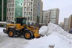 Астанада бір түнде 60 мың текше метрден астам қар шығарылды
