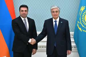 Мемлекет басшысы Армения Ұлттық жиналысының төрағасы Ален Симонянды қабылдады