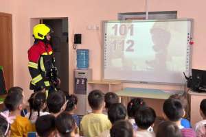 Балабақшаларда бірыңғай өрт қауіпсіздігі күні өткізілді