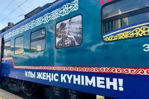 Елордада Жеңіс күніне арналған тақырыптық пойыздар жолға шықты