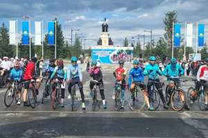Өскеменде «Алтайдан Оралға дейін» велошеруі басталды