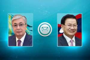 Мемлекет басшысы Лаос Президентіне құттықтау жеделхатын жолдады