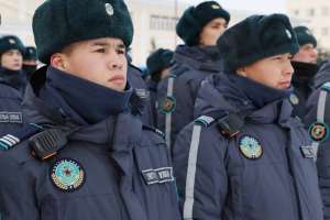 Елордада 700-ден астам ұландық алғаш рет жауынгерлік қызметке кірісті