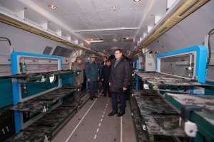 Сенаторлар Ұлттық ұлан авиабазасына қызметтік сапармен барды