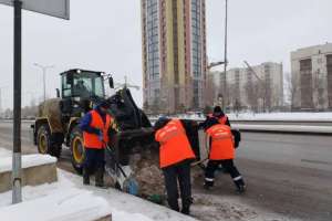 Елордада қар күреуге 2 700-ден астам жұмысшы жұмылдырылды
