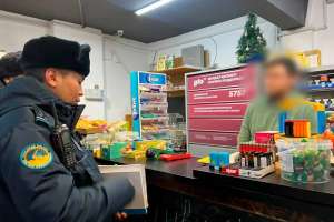 Астанада  шегілмейтін темекі өнімдерін заңсыз сатуды анықтау  бойынша рейд өтті