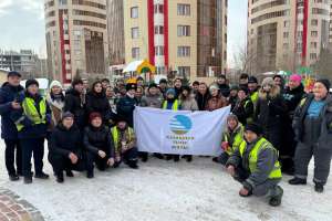 «ҚТЖ» ұжымы  коммуналдық қызметкерлерге ыстық шай таратты